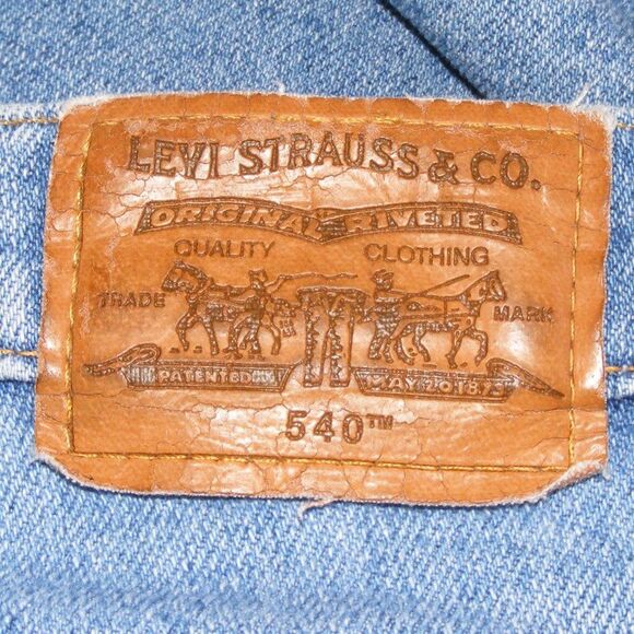 LEVI'S Vintage 540 Jeans, 44, BROWN TAB, Light Blue Wash, Zipper fly - Picture 11 of 11